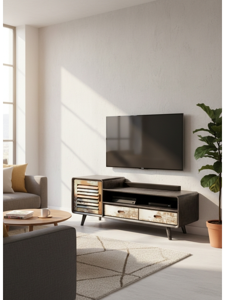 Meuble tv Manille | L'Empreinte - Meubles Multimédia