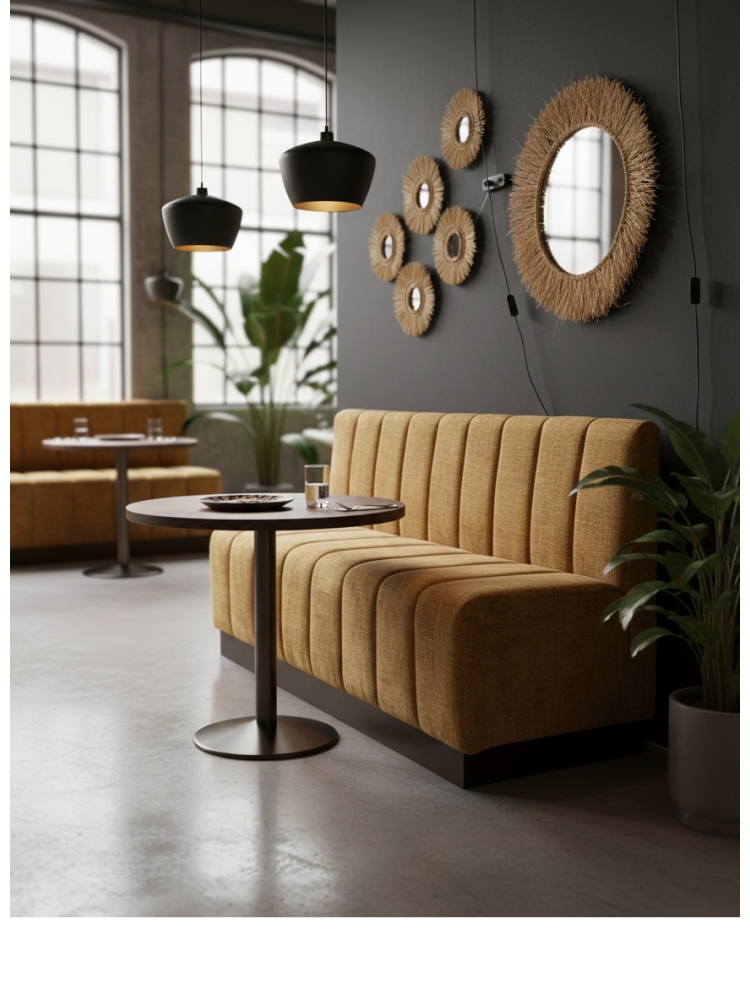 Banquette Como Ocre |  - Professionnels