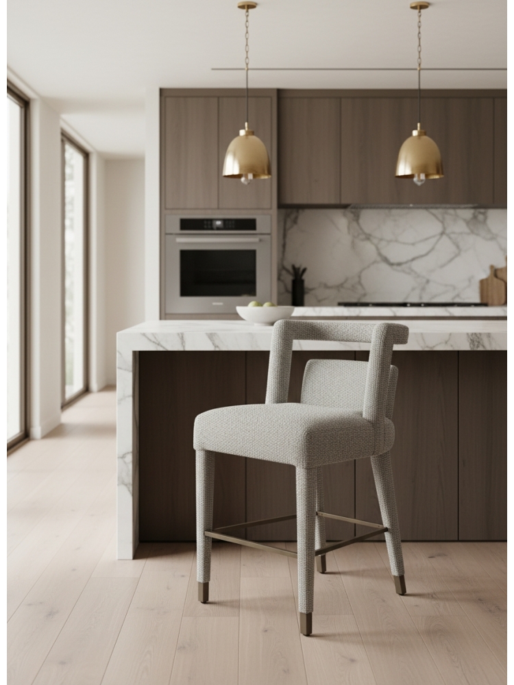 Tabouret Paloma bouclette