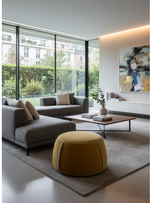 Pouf PRINCE tondo 50 cm