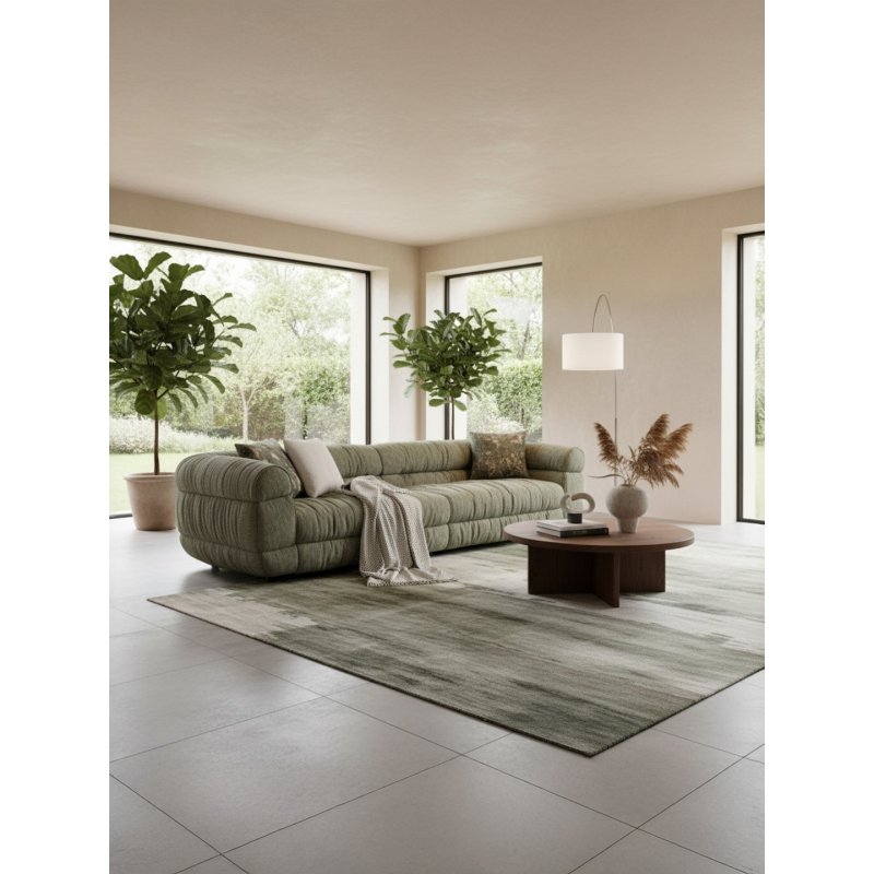 Canapé ZOLA vert rembourré