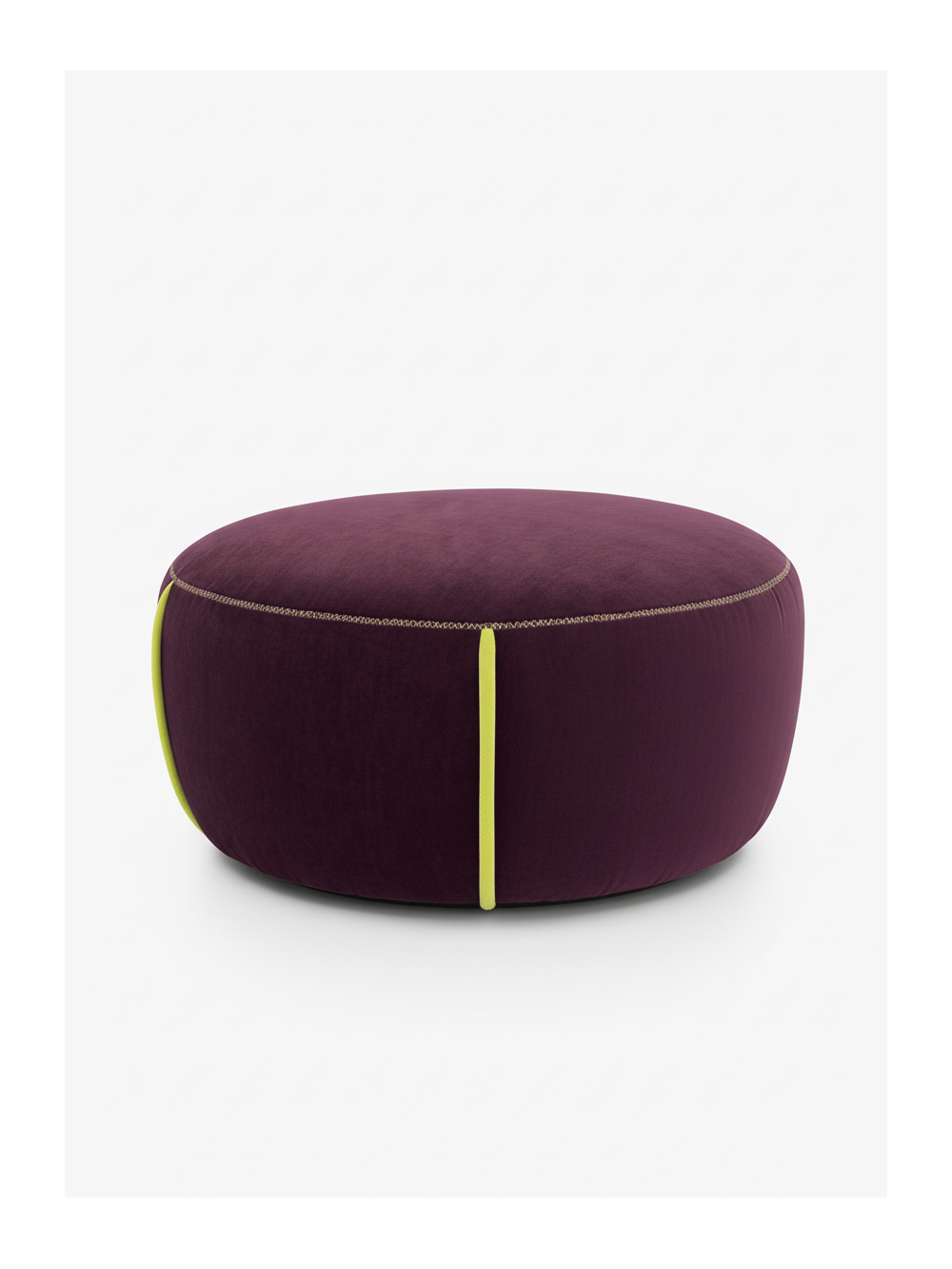 Pouf PRINCE ovale 60 cm