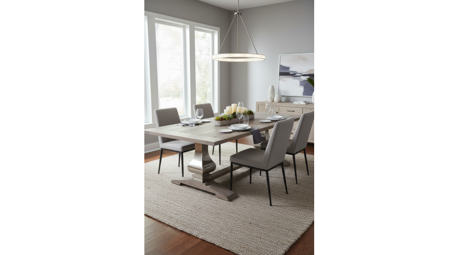 Table à manger piétement InoxMIA 240 cm