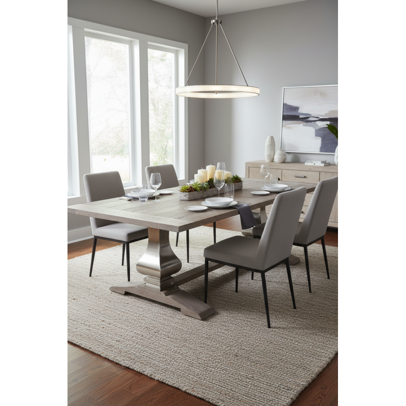 Table à manger piétement InoxMIA 240 cm