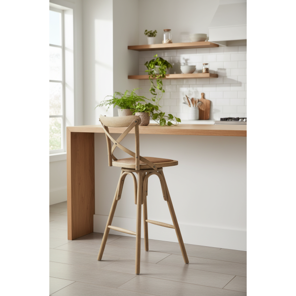 Tabouret cassidy natural |  - Tabourets