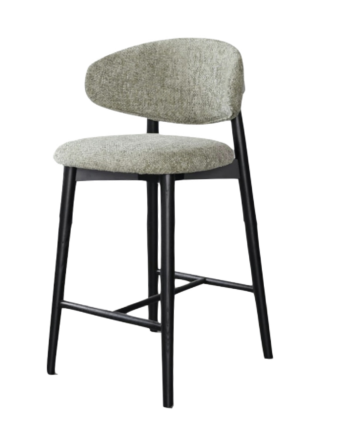 Tabouret Jaspe Black & Yellow | L'Empreinte - Boutique