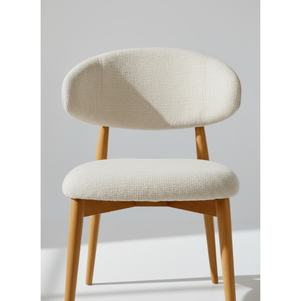 Chaise Jaspe Naturel & White | L'Empreinte - Boutique