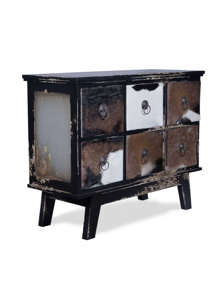 Commode Mérida vachette |  - Commodes