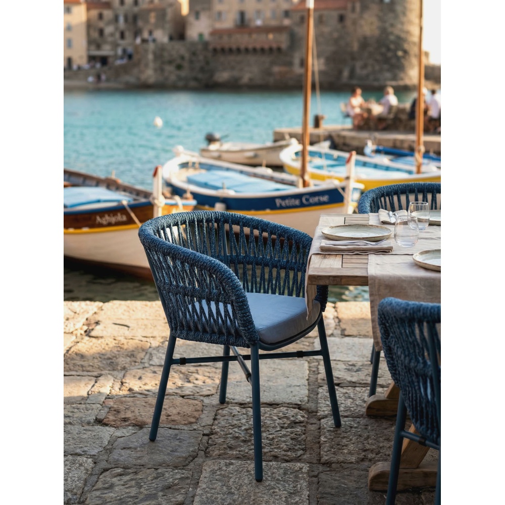 Chaise Mattea Blue | L'Empreinte - Outdoor