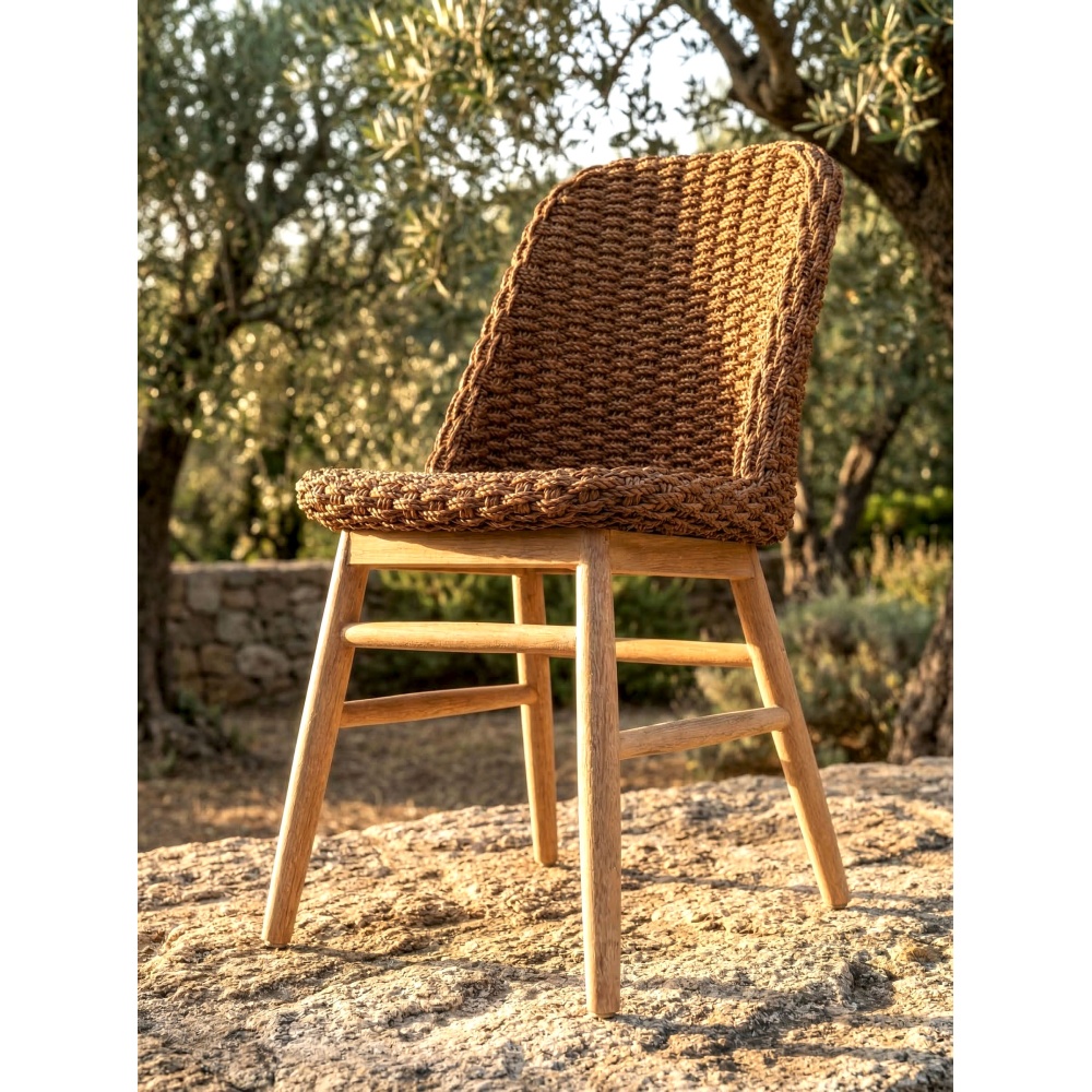 Chaise SOLEA marron