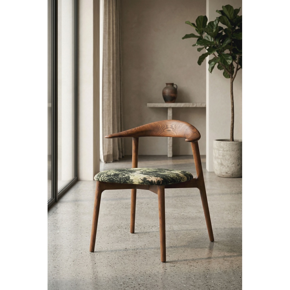 Chaise TORTUGA teinte noyer
