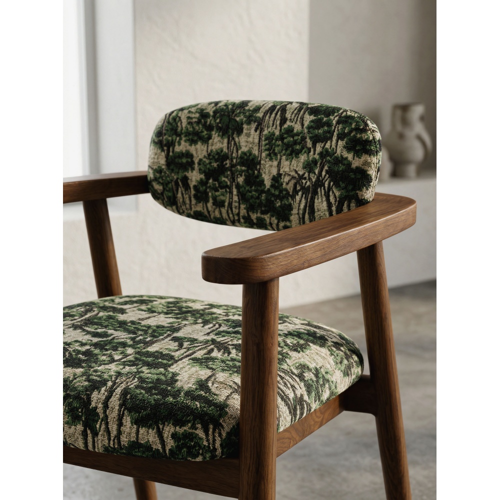 chaise FOREST walnut