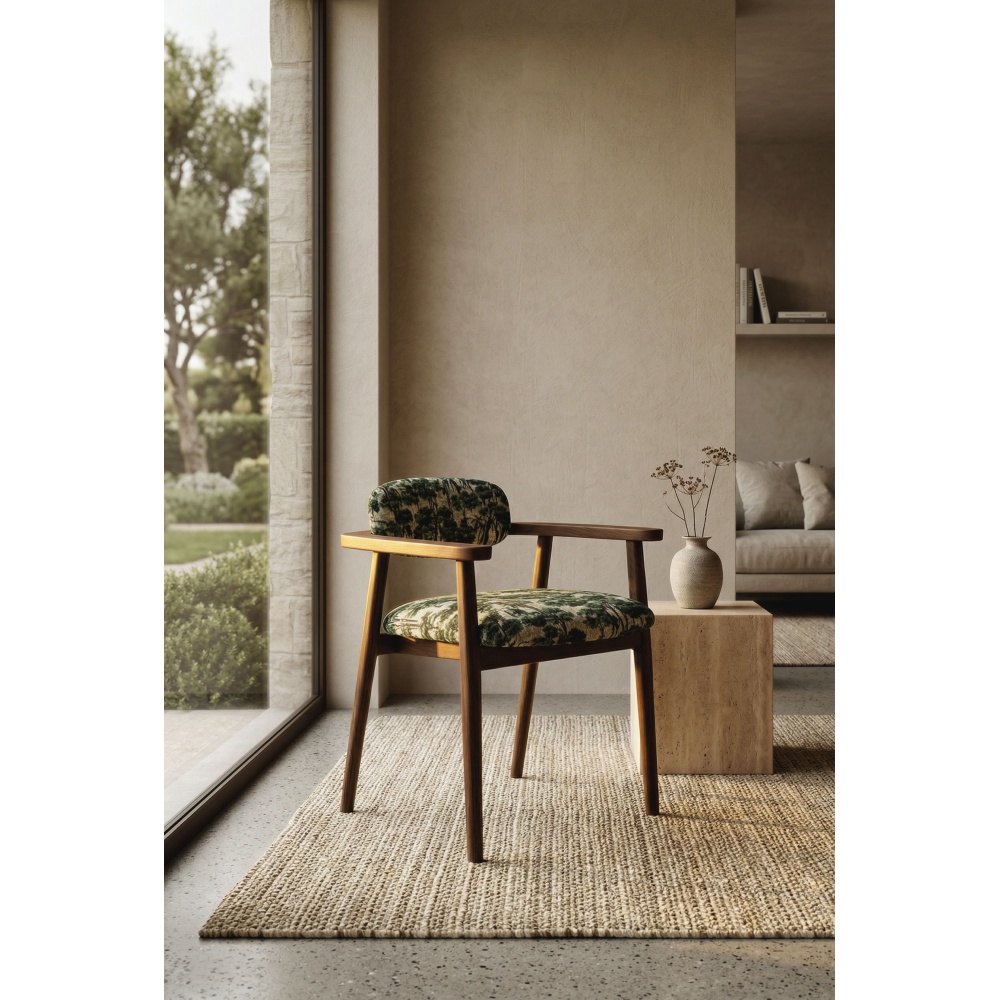 chaise FOREST walnut