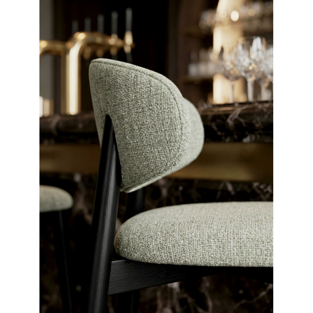 Tabouret Jaspe Black & Yellow | L'Empreinte - Boutique