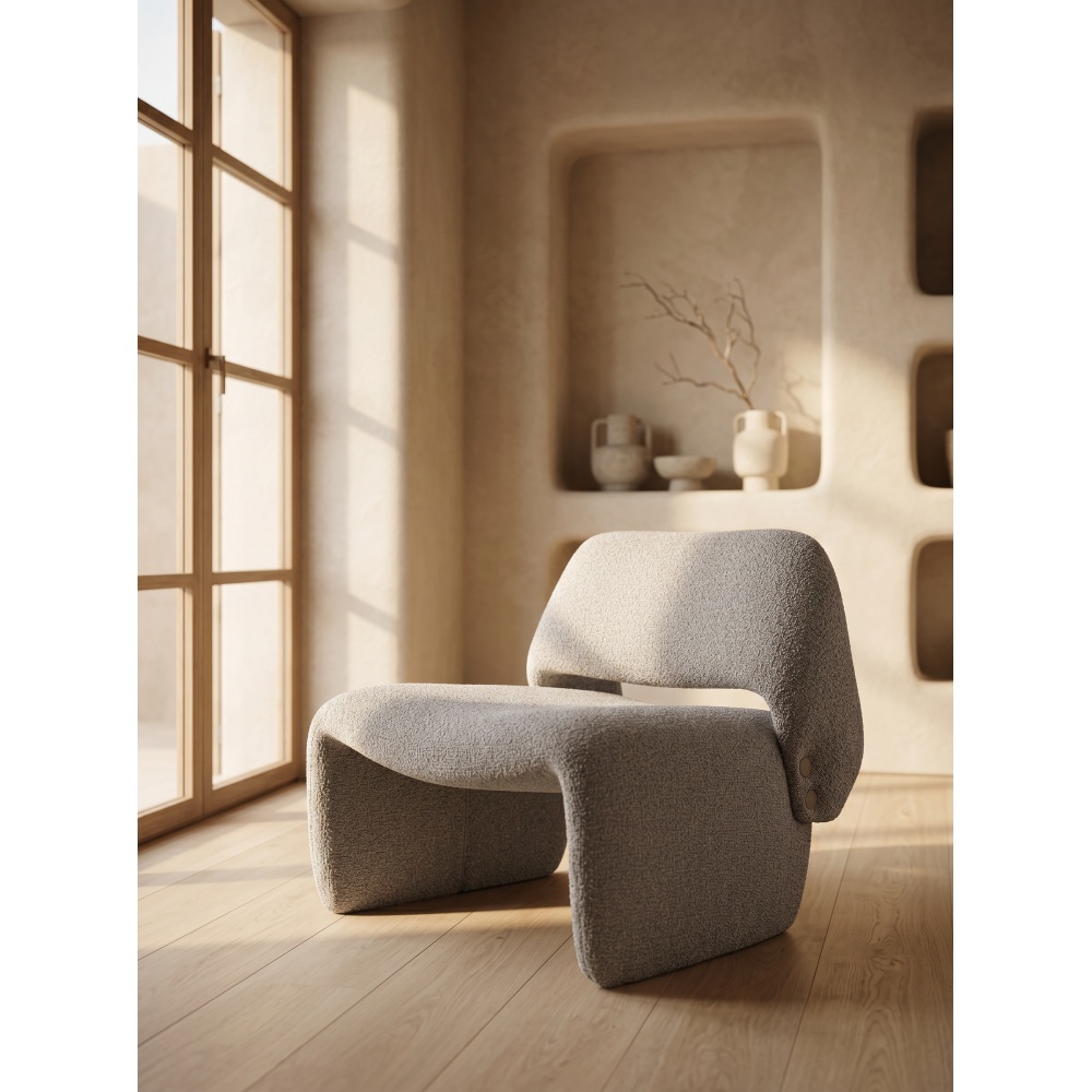 Fauteuil ROMA bouclette