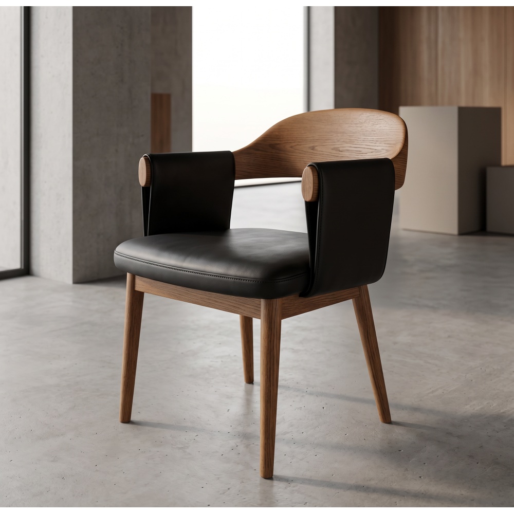 Chaise Lythos cuir