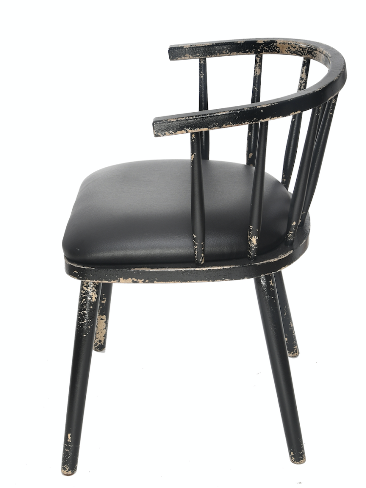 Chaise bistrot London noire |  - Chaises