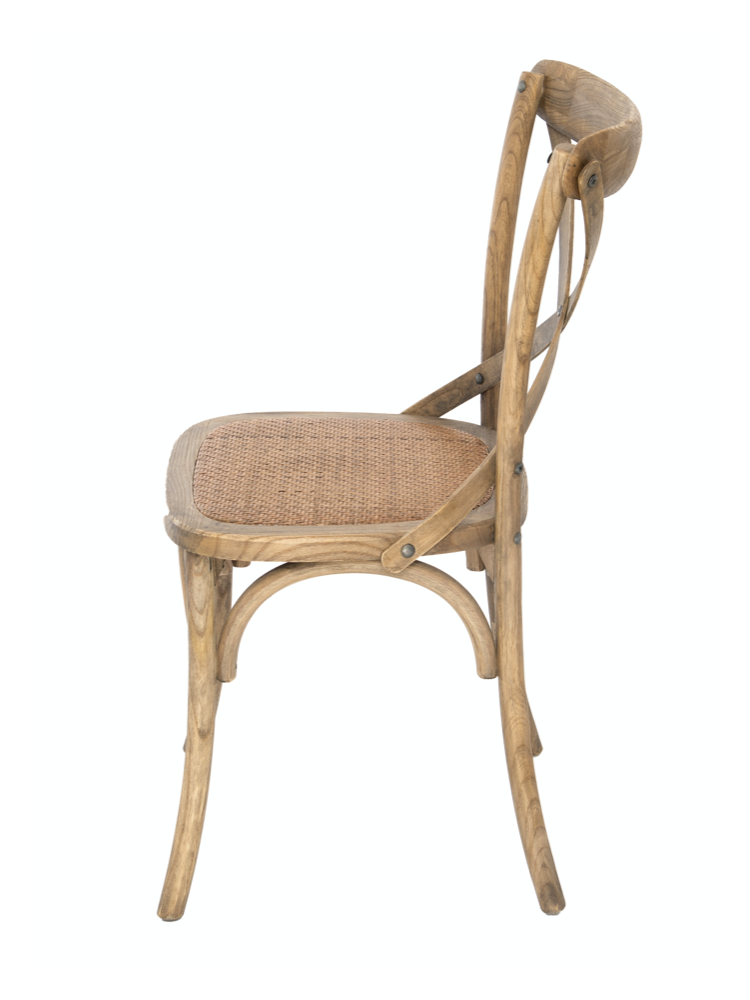 Chaise bistrot Cassidy naturel |  - Chaises