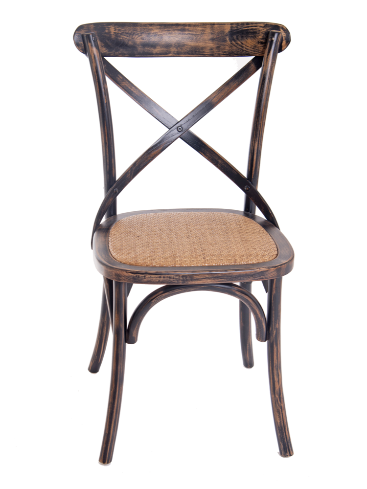 Chaise bistrot Cassidy brown antique |  - Chaises