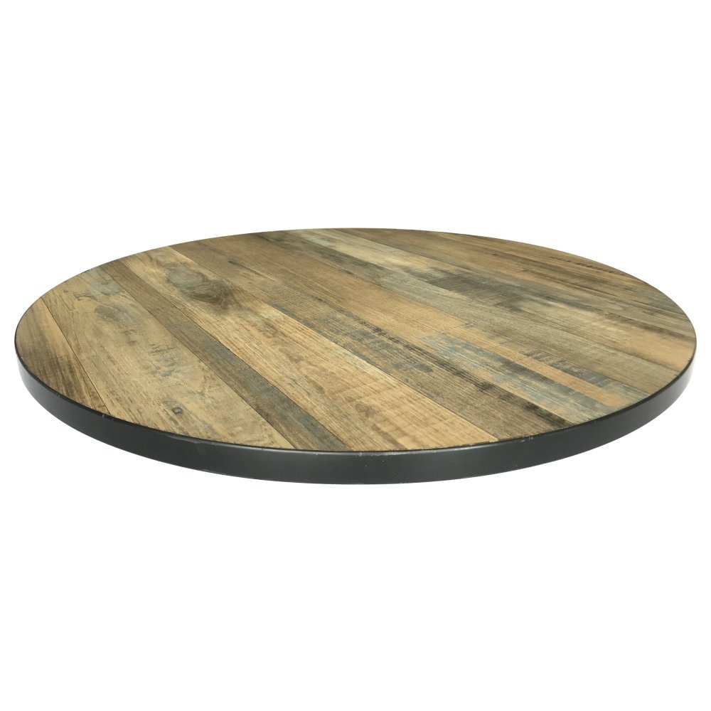 Plateau de table rond mélamine |  - Plateaux de table