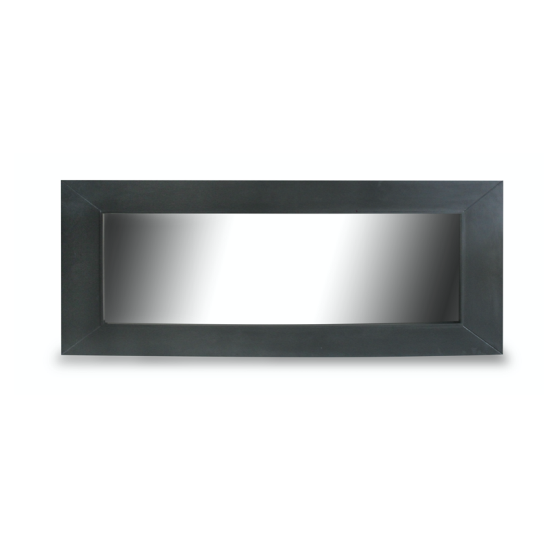 Grand miroir dark black mat