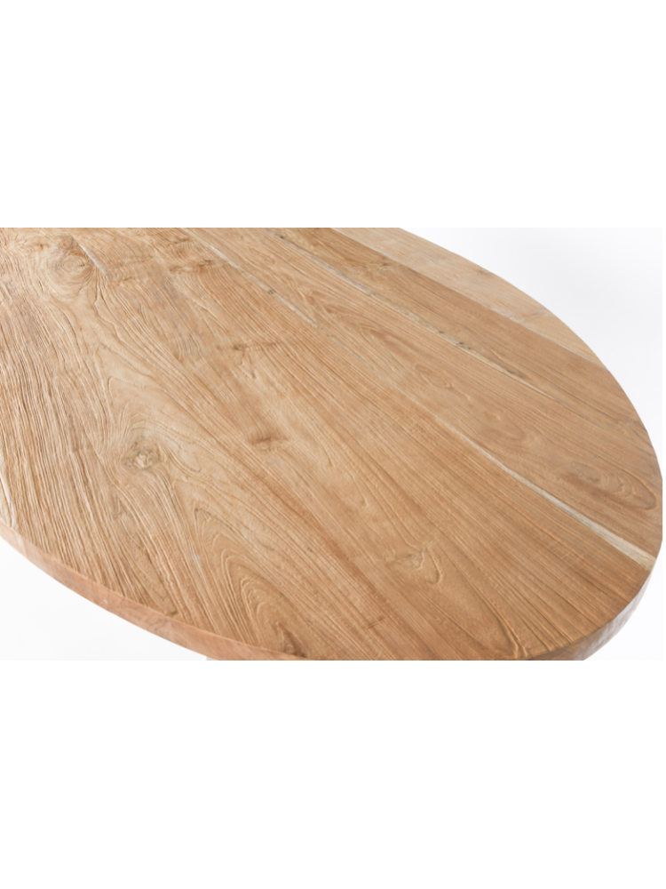 Table ovale Arya pied croisé | L'Empreinte - Tables à manger